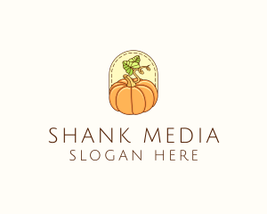 Pumpkin Vegetable Harvest logo design