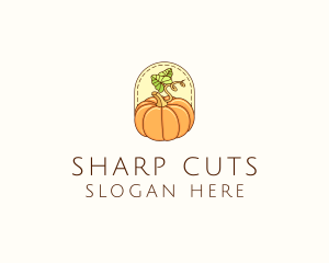 Pumpkin Vegetable Harvest logo design