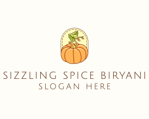 Pumpkin Vegetable Harvest logo design