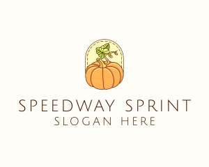 Pumpkin Vegetable Harvest logo design