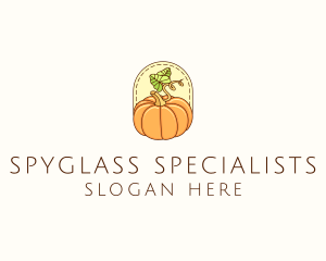 Pumpkin Vegetable Harvest logo design