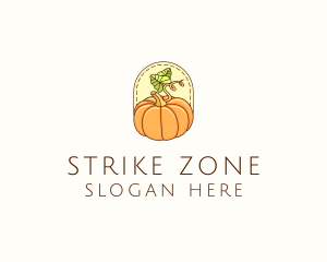 Pumpkin Vegetable Harvest logo design