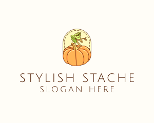 Pumpkin Vegetable Harvest logo design