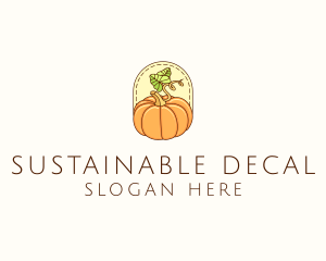 Pumpkin Vegetable Harvest logo design