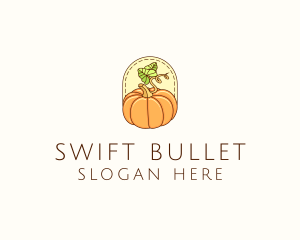 Pumpkin Vegetable Harvest logo design