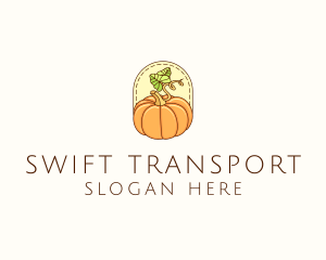 Pumpkin Vegetable Harvest logo design