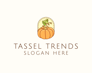 Pumpkin Vegetable Harvest logo design