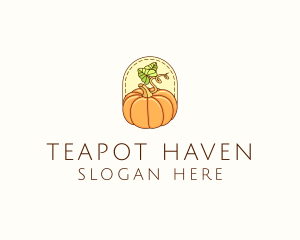 Pumpkin Vegetable Harvest logo design