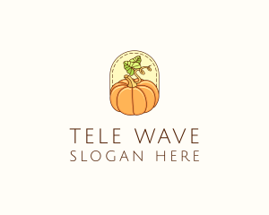 Pumpkin Vegetable Harvest logo design