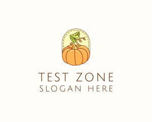 Pumpkin Vegetable Harvest logo design