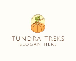 Pumpkin Vegetable Harvest logo design