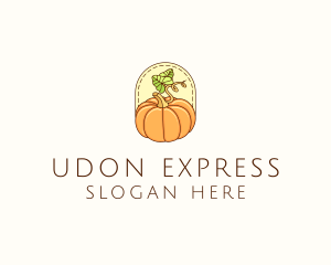 Pumpkin Vegetable Harvest logo design