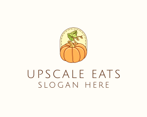 Pumpkin Vegetable Harvest logo design