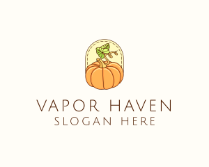 Pumpkin Vegetable Harvest logo design