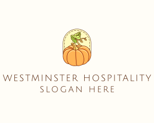 Pumpkin Vegetable Harvest logo design