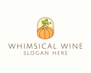 Pumpkin Vegetable Harvest logo design