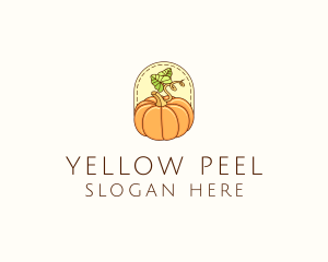 Pumpkin Vegetable Harvest logo design