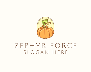 Pumpkin Vegetable Harvest logo design