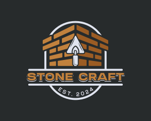 Masonry Bricklaying Contractor logo design