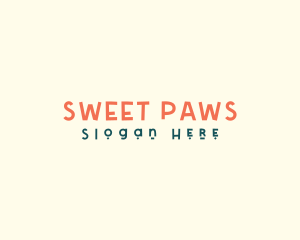 Cute Playful Wordmark logo design