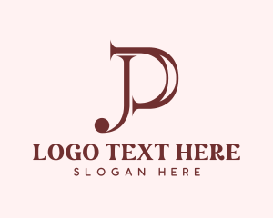 Restaurant  Business Letter JP logo