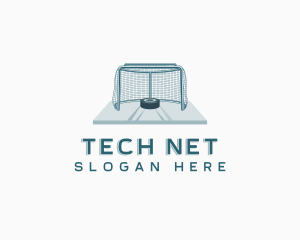 Hockey Goal Net logo design