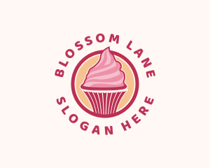 Sweet Cupcake Baking Logo