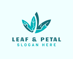 Teal Leaf Botanical logo