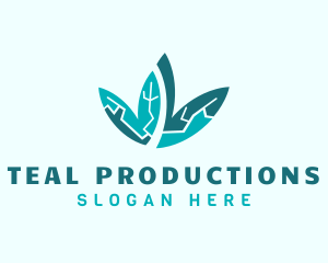 Teal Leaf Botanical logo