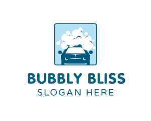 Bubbles Car Wash logo design