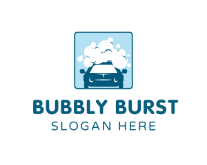 Bubbles Car Wash logo design