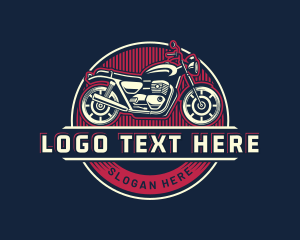 Auto Motorbike Rider Logo