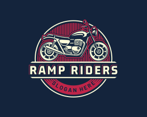 Auto Motorbike Rider logo design