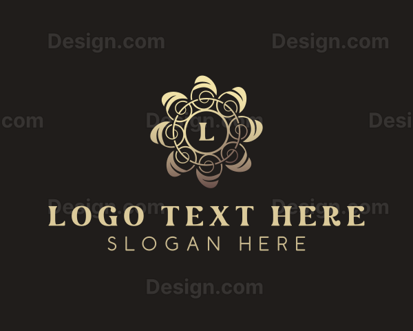 Wedding Event Flower Logo