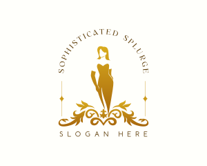 Luxury Fashion Gown logo design