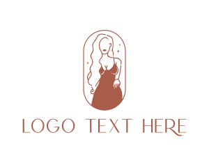Queen - Beautiful Fashionwear Designer logo design