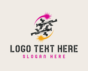 Paintball Combat Shooting logo