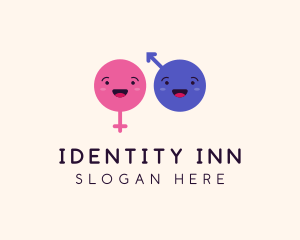 Gender Identity Emojis logo design