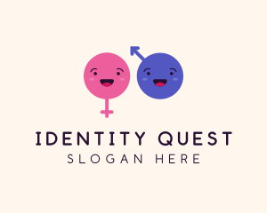 Gender Identity Emojis logo design