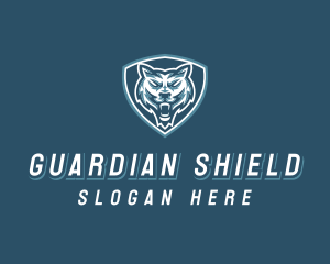 Wild Wolf Shield Gaming logo design