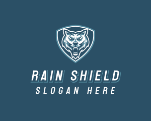 Wild Wolf Shield Gaming logo design