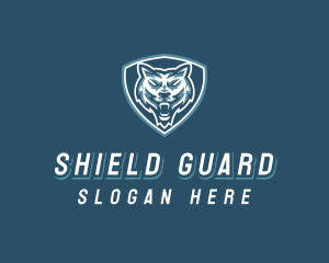 Wild Wolf Shield Gaming logo design