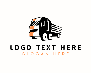 Diesel - Truck Delivery Logistics logo design