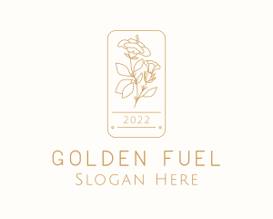 Golden Tulip Badge logo design