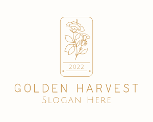 Golden Tulip Badge logo design