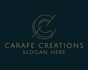 Upscale Enterprise Letter C logo design