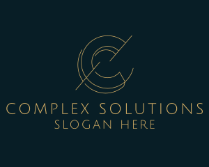 Upscale Enterprise Letter C logo design