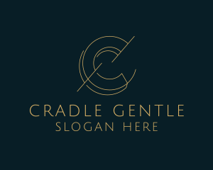 Upscale Enterprise Letter C logo design