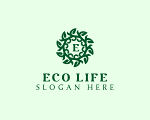 Organic Leaves Plant logo design