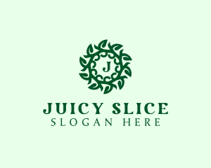 Organic Leaves Plant logo design